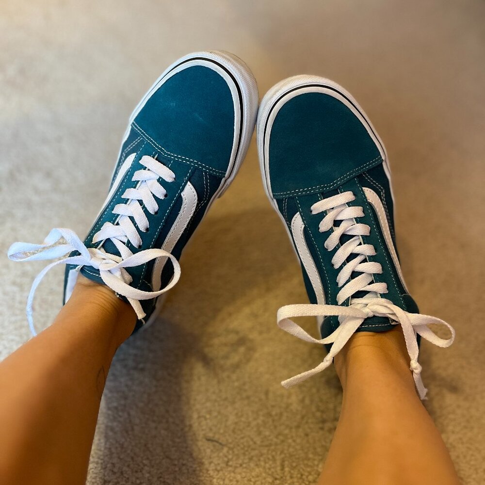 vans old skool TEAL